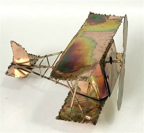 copper music box airplane for sale 